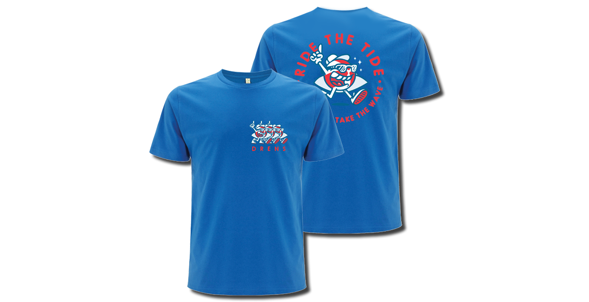  Ride The Tide, Shirt, bright blue 