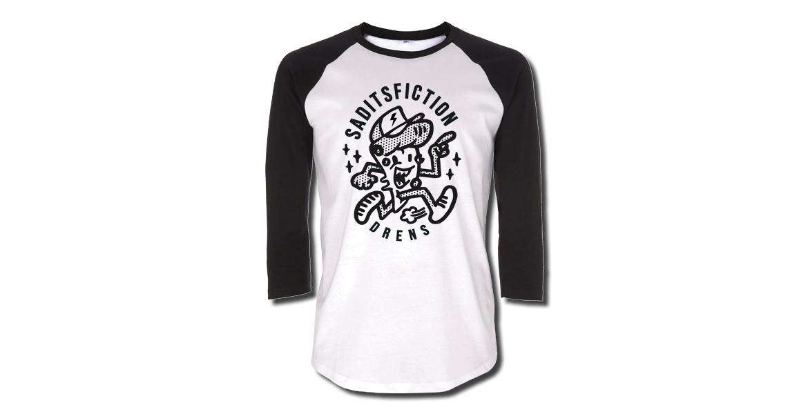  Delivery, Baseball Shirt, white 